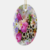 April Bouquet Keramisch Ornament (Rechts)