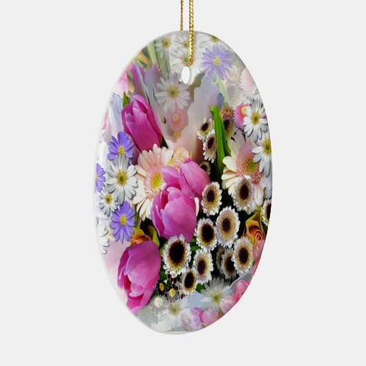 April Bouquet Keramisch Ornament (Rechts)