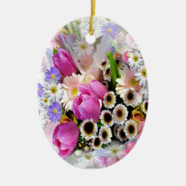 April Bouquet Keramisch Ornament