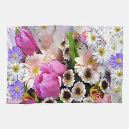 April Bouquet Theedoek (Horizontaal)