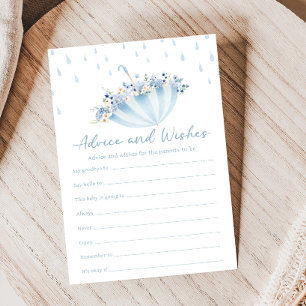 April brengt May Bloemen Shower Advies & Wens Spel