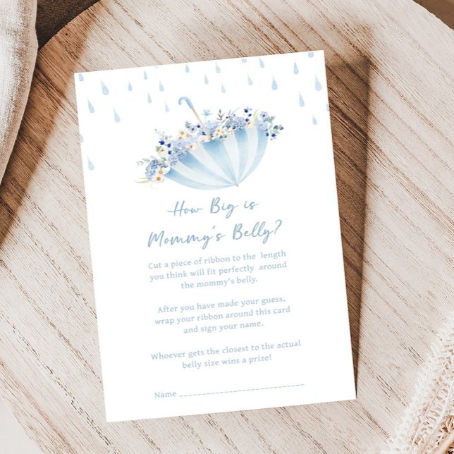 April brengt Mei Bloemen Shower Hoe Groot Is Games (April Shower Bring May Flowers Baby Shower Game)