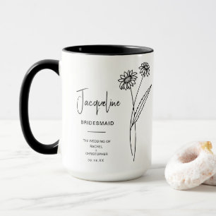 April Bridesmaid   Daisy Birth Flower Mok