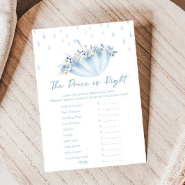 April Bring May Flowers Shower Price is Right Game