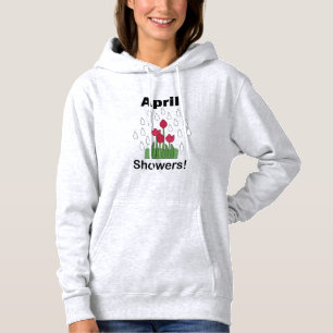 April Buien Roze Madeliefje Bloem Bloemig Hoodie