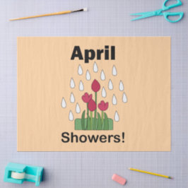April Buien Roze Madeliefje Bloem Bloemig Tissuepapier