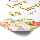 April-buiens brengen May Flower Liefde is zoet Poster (Hoek)