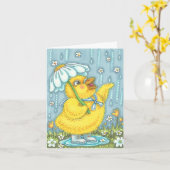 APRIL BUITENGEWONE WEERSOMSTANDIGHEDEN BRENGEN MEI KAART (Gele Bloem)