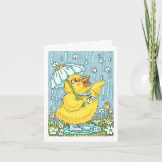 APRIL BUITENSPATIJZEN LATEN MEI-BLOEMEN ONTKIEMEN  KAART (Voorkant)