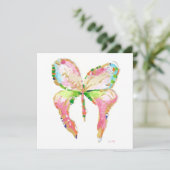 April Butterfly Birth Announement Aankondiging (Staand voorkant)