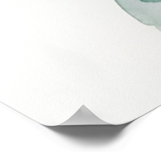 April Daisy Birth Flower Poster (Hoek)