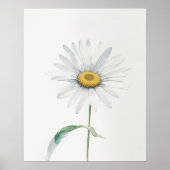 April Daisy Birth Flower Poster (Voorkant)