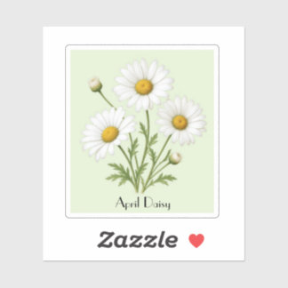 April Daisy Bloem Sticker