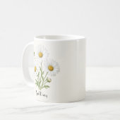 April Daisy Flowers Koffiemok (Voorkant links)