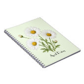 April Daisy Flowers Notitieboek (Rechterzijde)