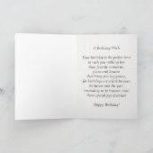 April Diamond Birthstone Verjaardag Kaart (Binnen)