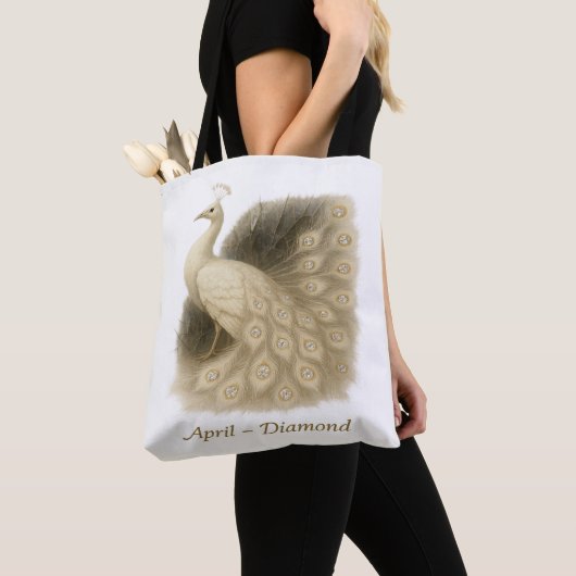 April - Diamond Peacock Tote Bag (Dichtbij)