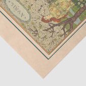 April door Eugene Grasset Tissuepapier (Detail)