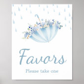 April Douche Breng Mei Bloemen Baby shower Favorie Poster (Voorkant)