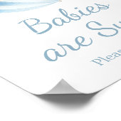 April Douche Breng Mei Bloemen Baby's Zijn Zoet Poster (Hoek)