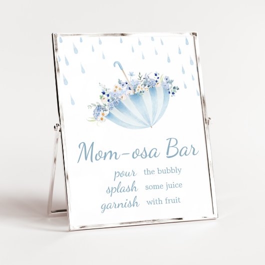 April Douche Breng Mei Bloemen Mama Osa Bar Poster