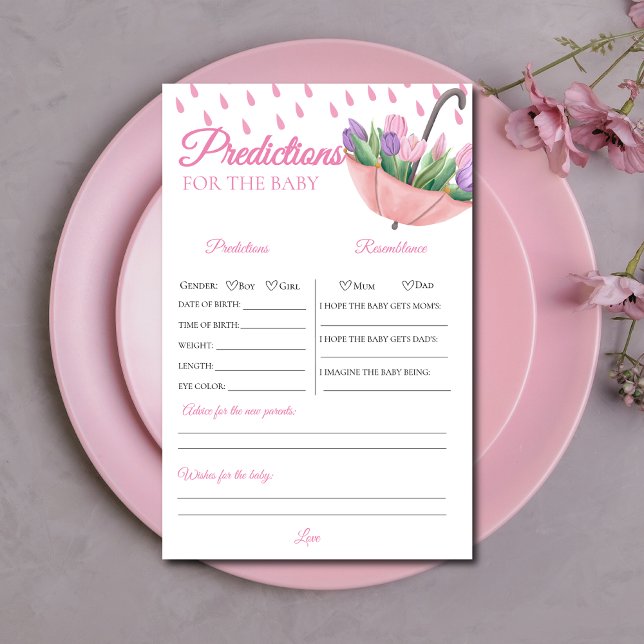 April douches Baby shower voorspellingen spel (Creator heeft geüpload)