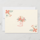 April Douches Bring May Flowers Baby shower Bedankkaart (Achterkant)