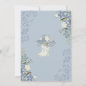 April Douches Bring May Flowers Spring Baby shower Kaart (Achterkant)