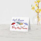 April Douches - Kaart (Gele Bloem)