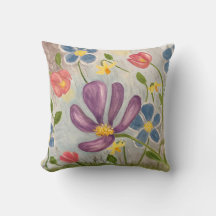 April Douches. Kleurrijke, Abstracte bloemenkunst