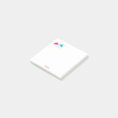 April Douches Regenachtige Dag Paraplu's met Naam Post-it® Notes (Schuin)