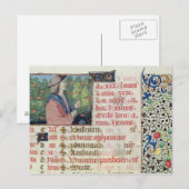 April: Drijvende bloemen Briefkaart (Voorkant / Achterkant)