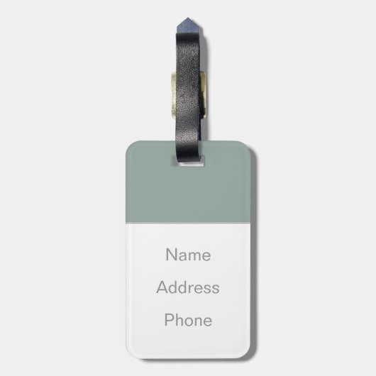 April Fool, 1943 Bagagelabel (Achterkant verticaal)