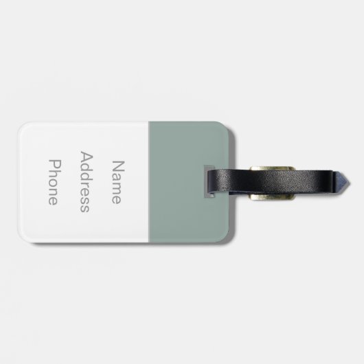 April Fool, 1943 Bagagelabel (Achterkant horizontaal)