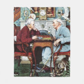 April Fool, 1943 Fleece Deken (Voorkant)