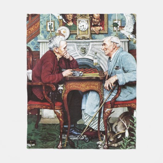 April Fool, 1943 Fleece Deken (Voorkant)