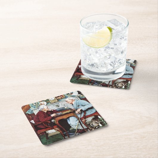 April Fool, 1943 Kartonnen Onderzetters (Insitu)