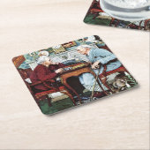 April Fool, 1943 Kartonnen Onderzetters (Schuin)