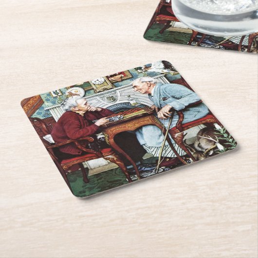 April Fool, 1943 Kartonnen Onderzetters (Schuin)