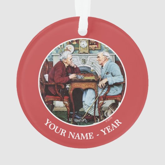 April Fool, 1943 Ornament (achterkant)