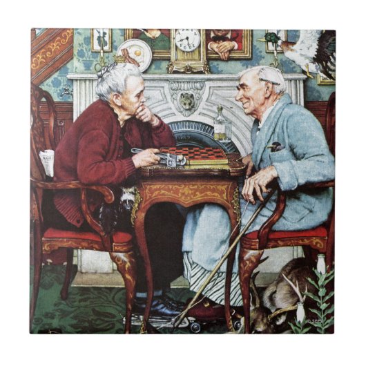 April Fool, 1943 Tegeltje (Voorkant)