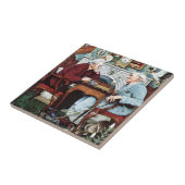 April Fool, 1943 Tegeltje (Zijkant)