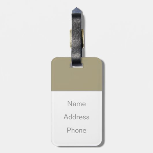 April Fool, 1945 Bagagelabel (Achterkant verticaal)