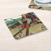 April Fool, 1945 Kartonnen Onderzetters (Schuin)