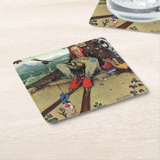 April Fool, 1945 Kartonnen Onderzetters (Schuin)