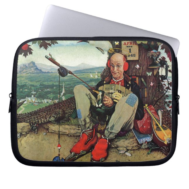 April Fool, 1945 Laptop Sleeve (Voorkant)