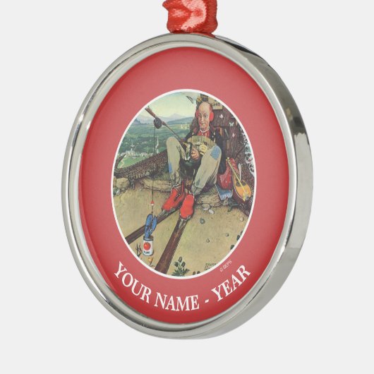 April Fool, 1945 Metalen Ornament (Links)