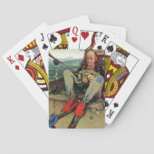 April Fool, 1945 Speelkaarten (Achterkant)