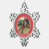 April Fool, 1945 Tin Sneeuwvlok Ornament (Rechts)