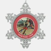 April Fool, 1945 Tin Sneeuwvlok Ornament (Voorkant)
